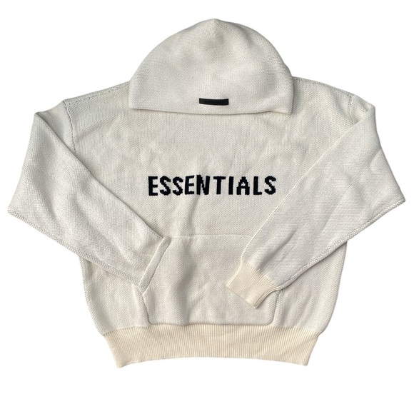 Buttercream Essentials Fear of God Knit Pullover Hoodie - Picture 3 of 5